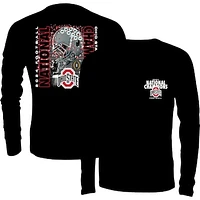 Men's Black Ohio State Buckeyes College Football Playoff 2024 National Champions Confetti Long Sleeve T-Shirt