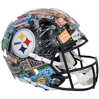 Ben Roethlisberger Pittsburgh Steelers Autographed Riddell Pro-Line Speed Helmet - Art by Charles Fazzino - NR81050442