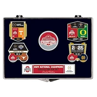 WinCraft Ohio State Buckeyes College Football Playoff 2024 National Champions Five-Piece Collector Pin Set