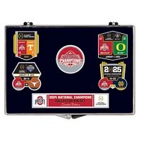 WinCraft Ohio State Buckeyes College Football Playoff 2024 National Champions Five-Piece Collector Pin Set