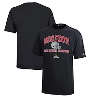 Youth Champion  Black Ohio State Buckeyes College Football Playoff 2024 National Champions T-Shirt