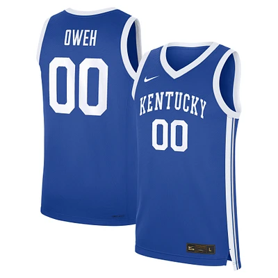 Men's Nike Otega Oweh Royal Kentucky Wildcats Replica Basketball Jersey