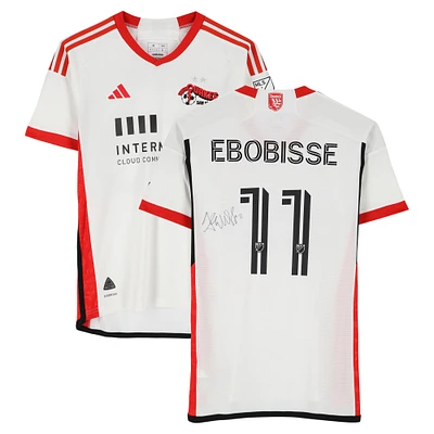 Jeremy Ebobisse San Jose Earthquakes Autographed Match-Used #11 White adidas Jersey from the 2024 MLS Season - Size M
