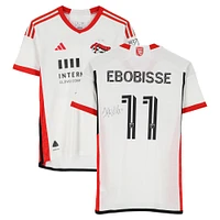 Jeremy Ebobisse San Jose Earthquakes Autographed Match-Used #11 White adidas Jersey from the 2024 MLS Season - Size M