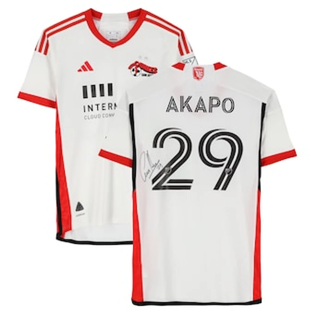 Carlos Akapo San Jose Earthquakes Autographed Match-Used #29 adidas Jersey from the 2024 MLS Season