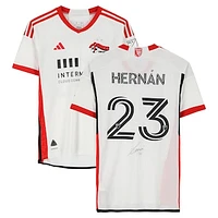 Hernán López San Jose Earthquakes Autographed Match-Used #23 adidas Jersey from the 2024 MLS Season