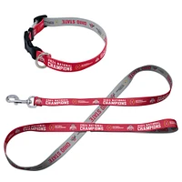 WinCraft Ohio State Buckeyes College Football Playoff 2024 National Champions Pet Leash & Collar Set