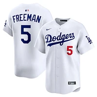 Men's Nike Freddie Freeman White Los Angeles Dodgers Home Limited Player Jersey