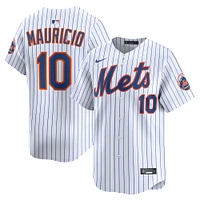 Men's Nike Ronny Mauricio White New York Mets Home Limited Player Jersey