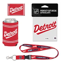 WinCraft Detroit Red Wings 2025 NHL Stadium Series Four-Piece Fan Pack