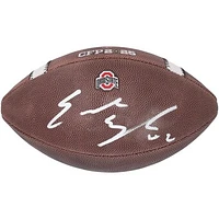 Emeka Egbuka Ohio State Buckeyes Autographed 2024 College Football Playoff National Champions Nike CFP Football