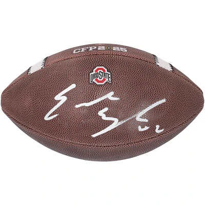 Emeka Egbuka Ohio State Buckeyes Autographed 2024 College Football Playoff National Champions Nike CFP Football