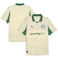 Youth Puma x KidSuper Cream SE Palmeiras 2025 FIFA Club World Cup Replica Jersey