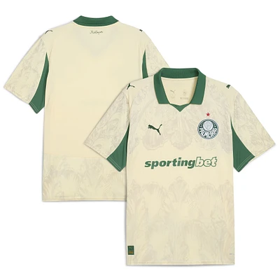 Youth Puma x KidSuper Cream SE Palmeiras 2025 FIFA Club World Cup Replica Jersey