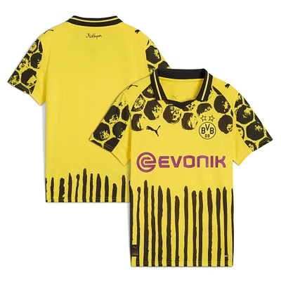 Youth Puma x KidSuper Yellow Borussia Dortmund 2025 FIFA Club World Cup Replica Jersey
