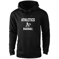 Men's Dunbrooke Black Athletics Champion Pullover Hoodie