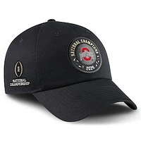 Men's Nike Black Ohio State Buckeyes College Football Playoff 2024 National Champions Locker Room Club Adjustable Hat