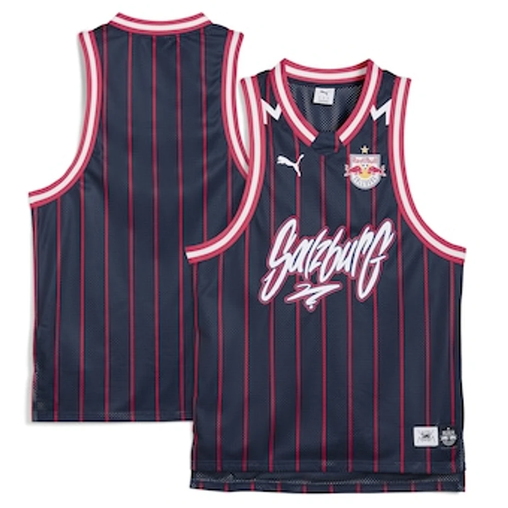 Men's Puma Navy Red Bull Salzburg 2025 FIFA Club World Cup dryCELL Basketball Jersey