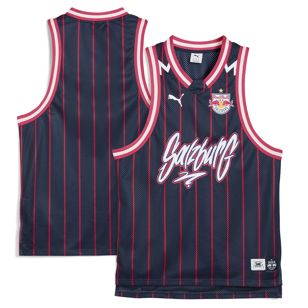 Men's Puma Navy Red Bull Salzburg 2025 FIFA Club World Cup dryCELL Basketball Jersey