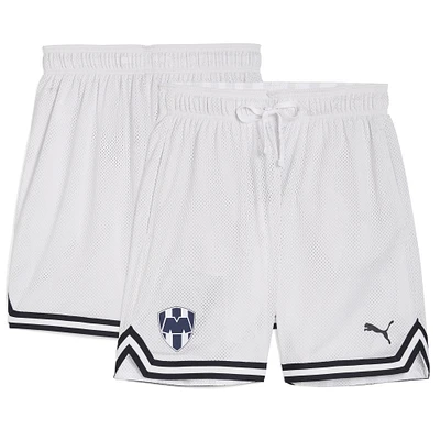 Men's Puma Gray CF Monterrey 2025 FIFA Club World Cup Hoops Reversible Shorts