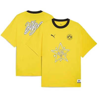 Men's Puma Borussia Dortmund 2025 FIFA Club World Cup Hoops T-Shirt