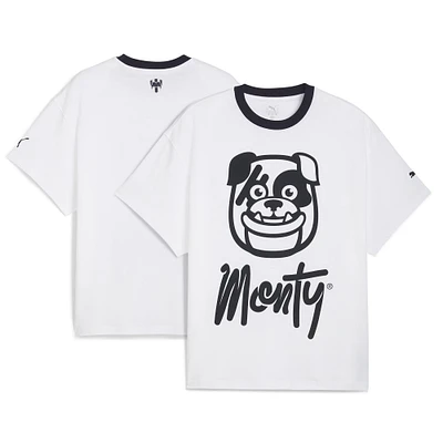 Men's Puma White CF Monterrey 2025 FIFA Club World Cup Hoops T-Shirt