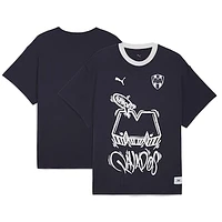 Men's Puma Navy CF Monterrey 2025 FIFA Club World Cup Hoops T-Shirt
