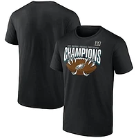 Men's Fanatics  Black Philadelphia Eagles 2024 NFC Champions Big & Tall Hometown Not Done Yet T-Shirt