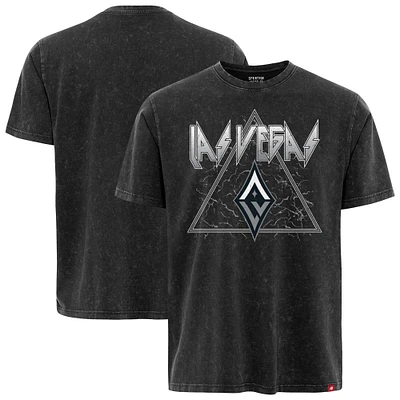 Unisex Sportiqe  Black Las Vegas Aces Rock & Roll Collection Angus Mineral Wash Premium T-Shirt