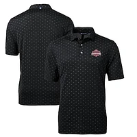 Men's Cutter & Buck Ohio State Buckeyes College Football Playoff 2024 National Champions Virtue Eco Pique Tile Print Recycled Polo