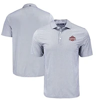 Men's Cutter & Buck Ohio State Buckeyes College Football Playoff 2024 National Champions Pike Eco Diamond Dot Print Recycled Polo