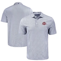 Men's Cutter & Buck Ohio State Buckeyes College Football Playoff 2024 National Champions Pike Eco Diamond Dot Print Recycled Polo