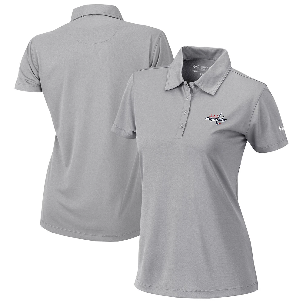Women's Columbia Washington Capitals Omni-Wick Birdie Polo