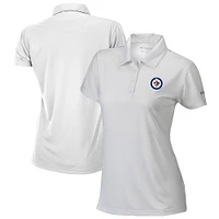 Women's Columbia White Winnipeg Jets Omni-Wick Birdie Polo