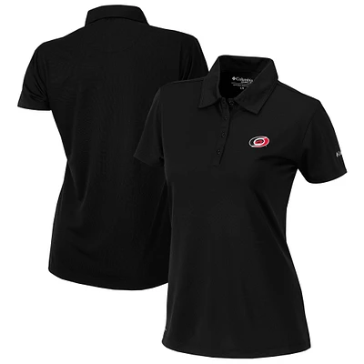Women's Columbia Black Carolina Hurricanes Omni-Wick Birdie Polo