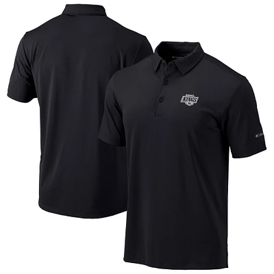 Men's Columbia  Black Los Angeles Kings Drive Omni-Wick Polo