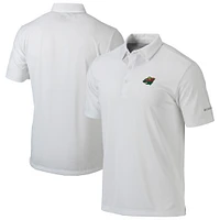 Men's Columbia  White Minnesota Wild Drive Omni-Wick Polo