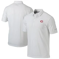 Men's Columbia  White Montreal Canadiens Drive Omni-Wick Polo