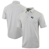 Men's Columbia  Gray Utah Hockey Club Even Lie Omni-Wick Polo