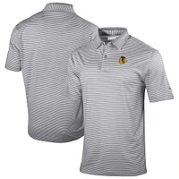 Men's Columbia  Gray Chicago Blackhawks Golden Hills Omni-Wick Polo
