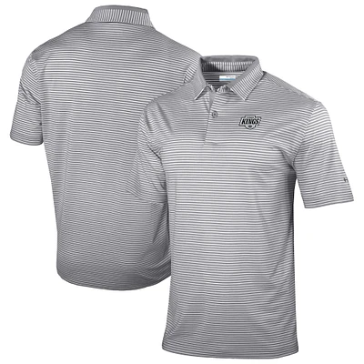 Men's Columbia Los Angeles Kings Golden Hills Omni-Wick Polo
