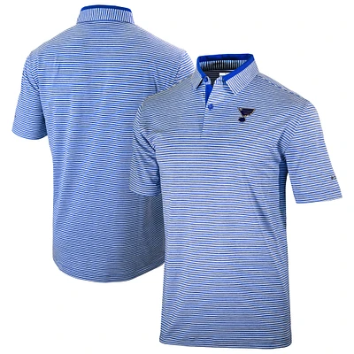 Men's Columbia  Blue St. Louis Blues Golden Hills Omni-Wick Polo