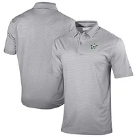 Men's Columbia  Gray Dallas Stars Golden Hills Omni-Wick Polo