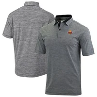 Men's Columbia Calgary Flames Golden Hills Omni-Wick Polo