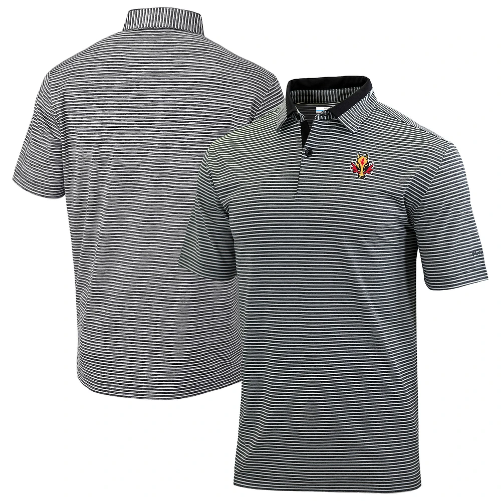 Men's Columbia Calgary Flames Golden Hills Omni-Wick Polo