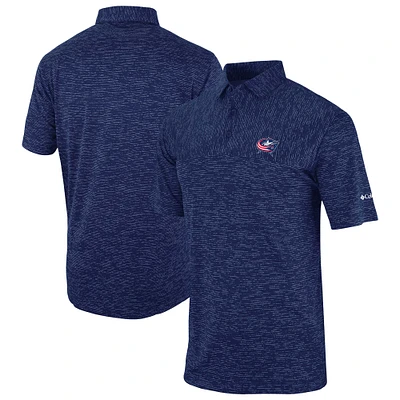 Men's Columbia  Navy Columbus Blue Jackets Heading Out Polo