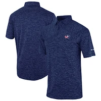 Men's Columbia  Navy Columbus Blue Jackets Heading Out Polo