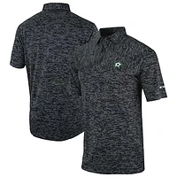 Men's Columbia  Black Dallas Stars Heading Out Polo