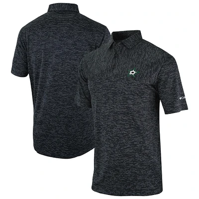 Men's Columbia  Black Dallas Stars Heading Out Polo