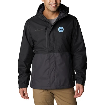Men's Columbia  Black Utah Hockey Club Hikebound Omni-Tech Full-Zip Jacket